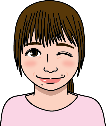 代表・古梶の似顔絵